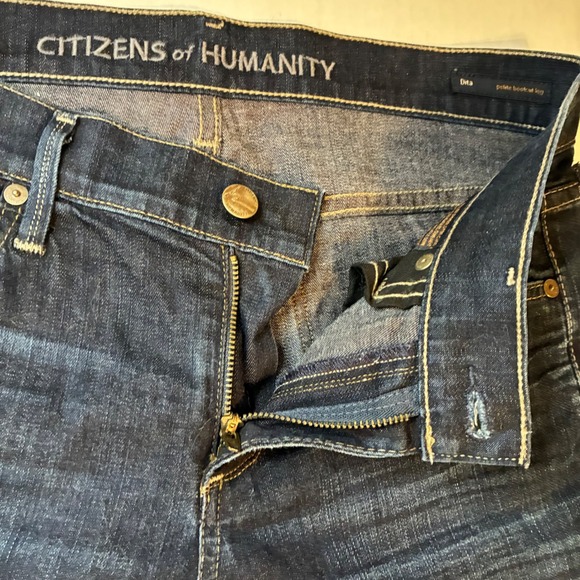 Citizens Of Humanity Denim - Citizens of Humanity Dita Petite Bootcut Jeans 28 Dark Blue Low Rise 1325F-243
